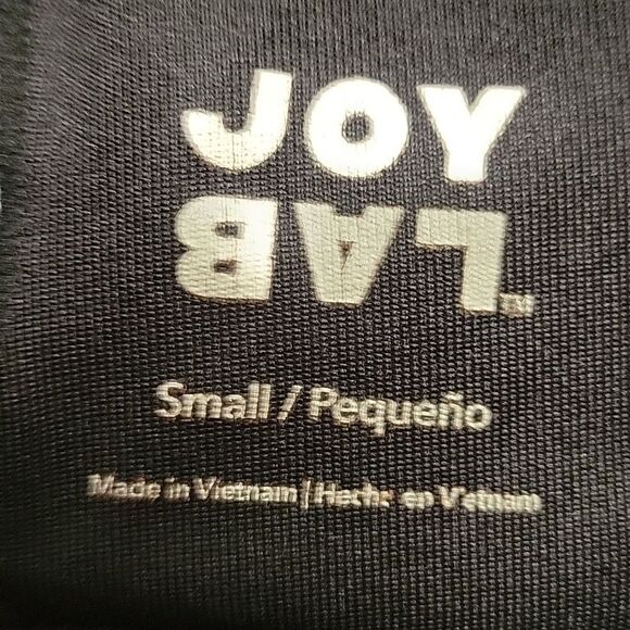 Joy Lab Black Braided Strap Wire Free Athletic Sports Bra Size S - Picture 3 of 3